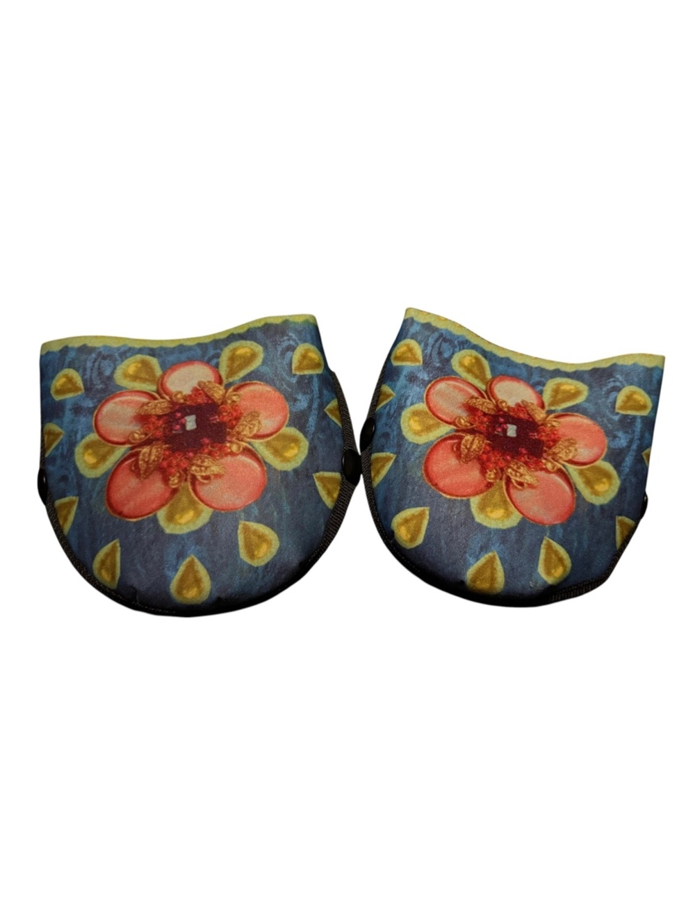 NIP Onesole Flower Print Clog Topper L
